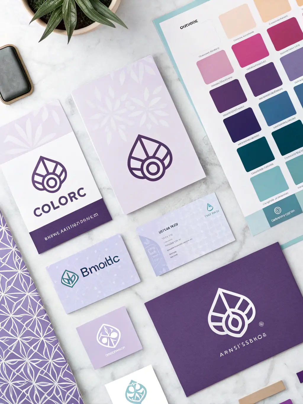 A vibrant graphic design project, such as a logo or branding package, demonstrating SMART DIGITAL TECH ACCESS's creative capabilities.