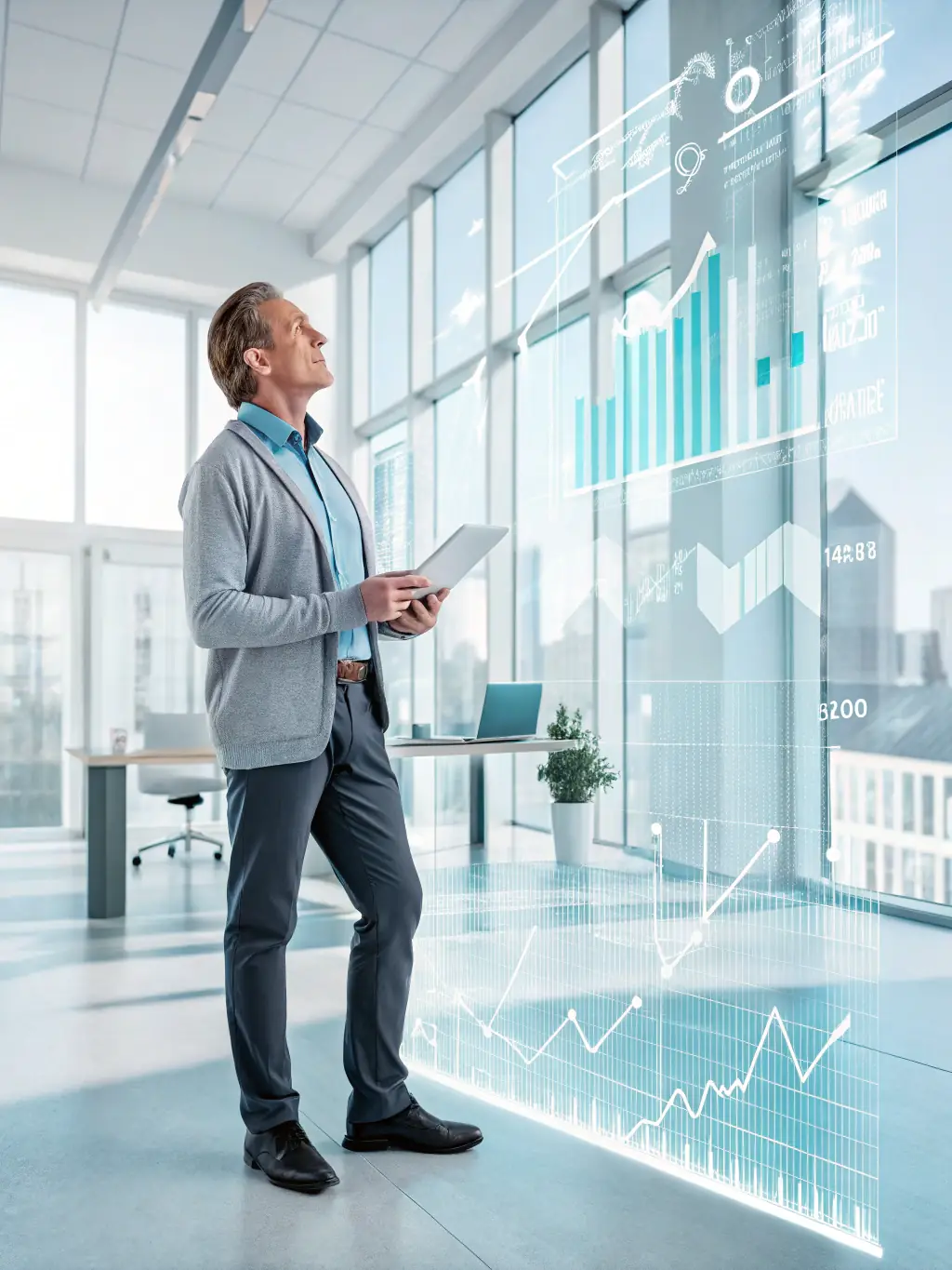 A business owner strategizes with their virtual assistant, discussing growth plans and innovative ideas.